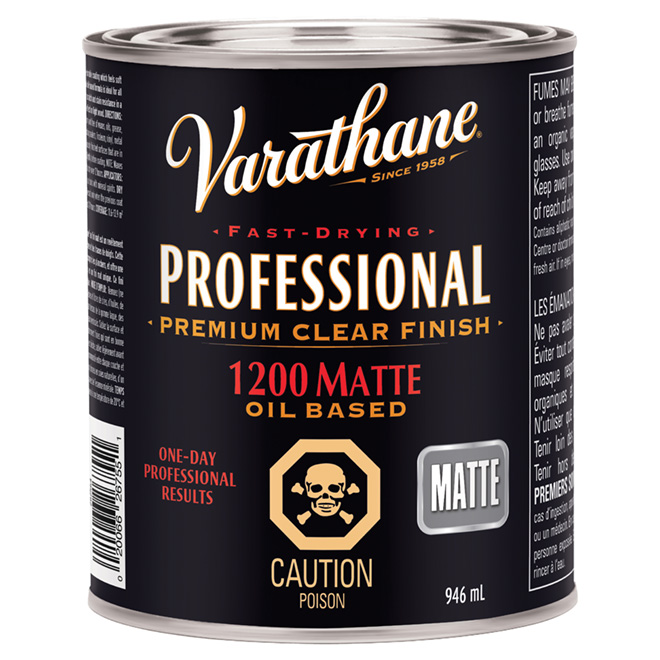 Varathane 946-ml Matte Oil-Based Professional Clear Finish