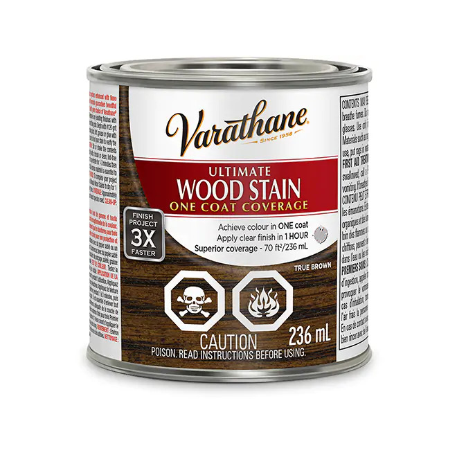 Rust-Oleum Brown Oil-Based Interior Wood Stain 236 ml 347193 | Réno-Dépôt