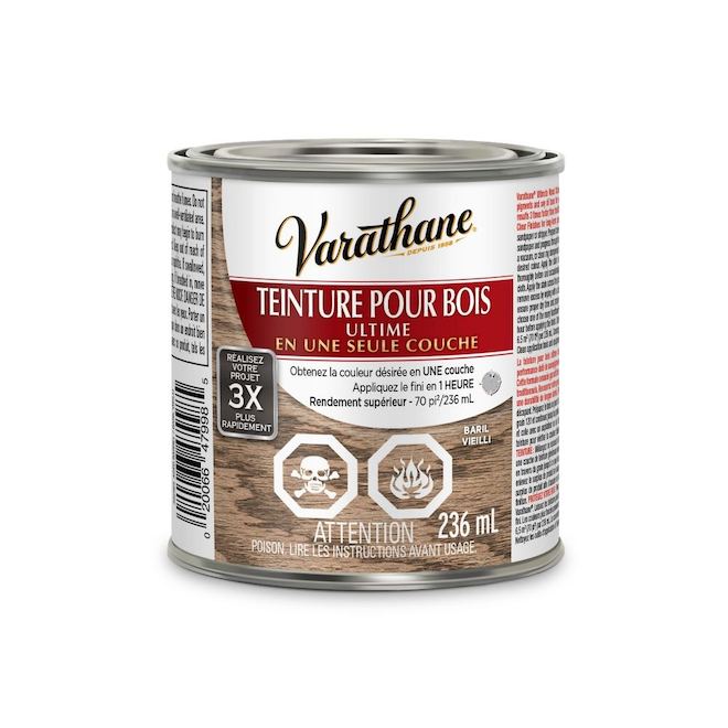 VARATHANE RustOleum OilBased Interior Wood Stain 236 ml 362565 RénoDépôt