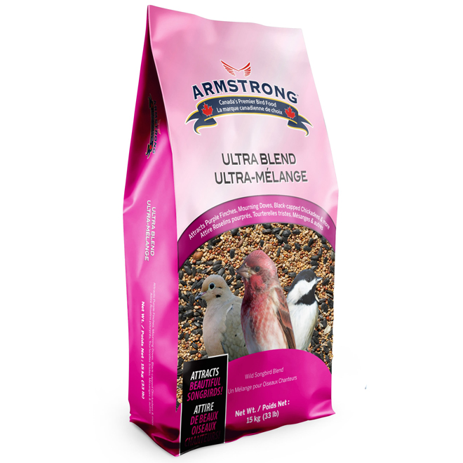 Ultra-mélange Armstrong 15 kg nourriture pour oiseaux chanteurs