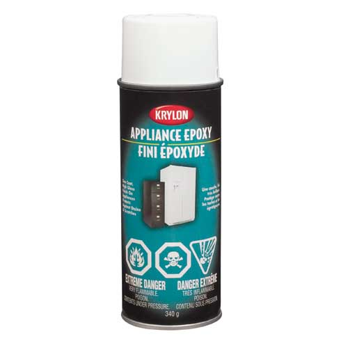 Epoxy Finish Appliance Spray Paint - 340 g - White
