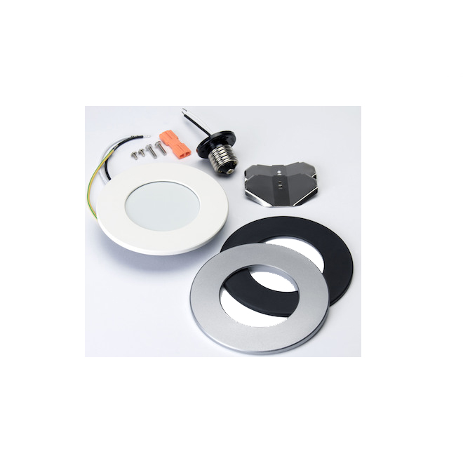 Lumière DEL encastrée à applications multiples Trenz ThinLED Multi, 8 W, 4 po, blanc froid