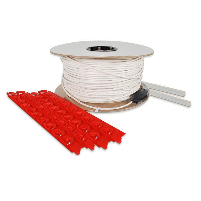 Câble chauffant pour plancher Stelpro, polymère, 1300 W, 240 V, 339,4 pi,  blanc SCU2W1300S109
