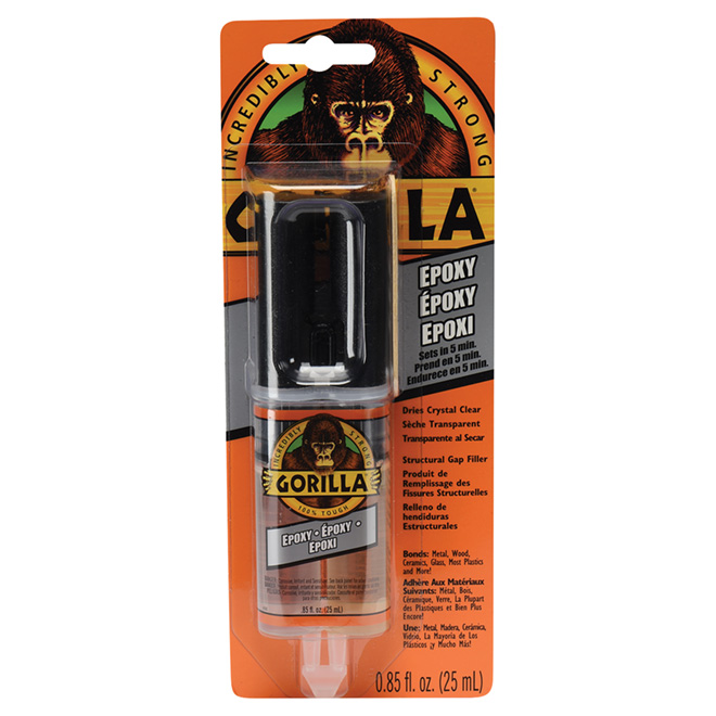 GORILLA GLUE Colle époxy transparente, 25 ml 4200601