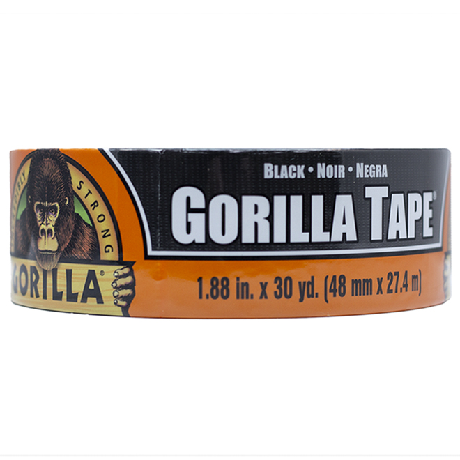 Gorilla Tape Adhesive Tape - Black - 30-yd