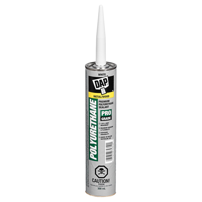 DAP Polyurethane Sealant Windows and Doors 300 ml White 74810