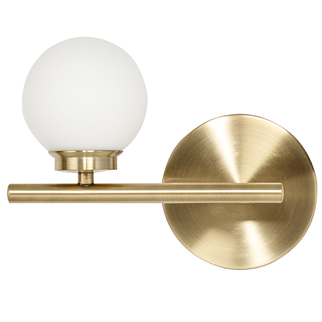 Canarm Poppy 10-in Gold LED Light Wall Sconce - 7 W