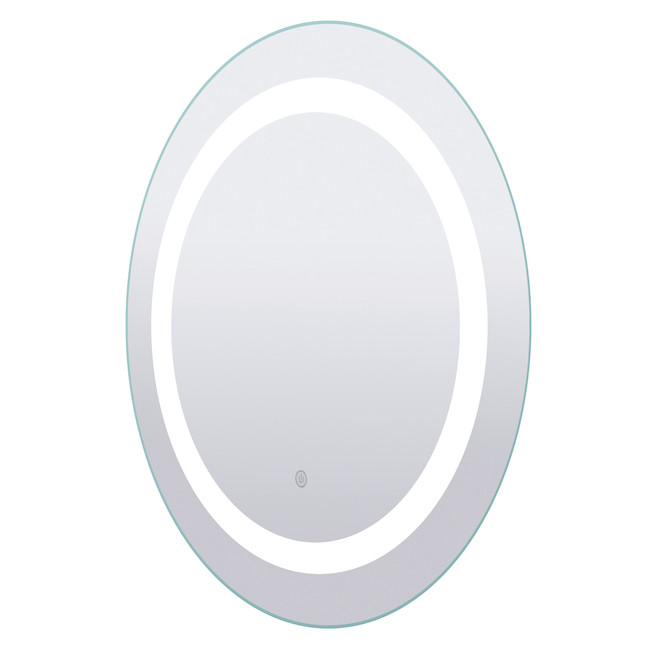 Miroir ovale avec lumière DEL Canarm 19,7 po dia. 20W