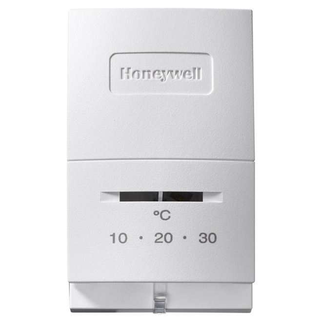 Honeywell 24 V White Mercury-Free Mechanical Thermostat