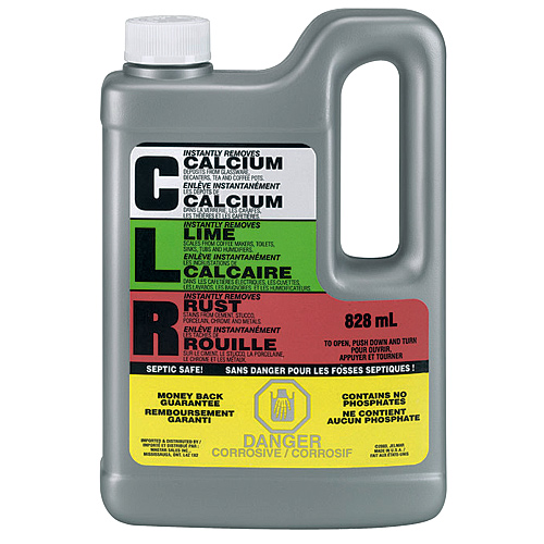 Nettoyant calcium, rouille et tartre, C.L.R., 828 ml