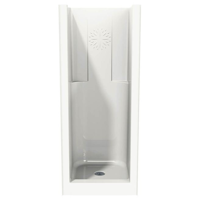 Maax Jasmin 1-Piece Shower - 30-in x 32-in x 74-in - Fibreglass - White
