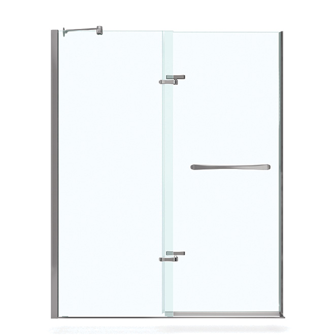 Maax Reveal Pivot Shower Door - Tempered Glass - 59-in x 71.5-in
