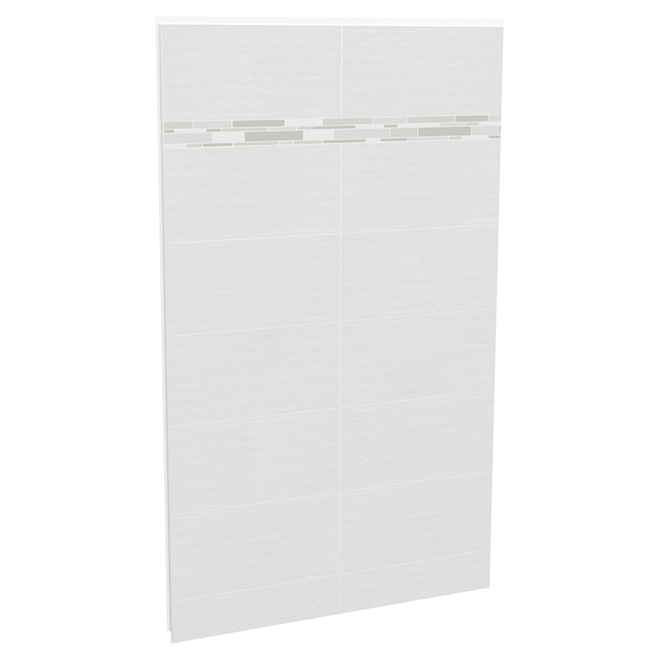 Maax Utile Shower Wall - Back Panel - 48-in x 80-in - Composite - Arctik