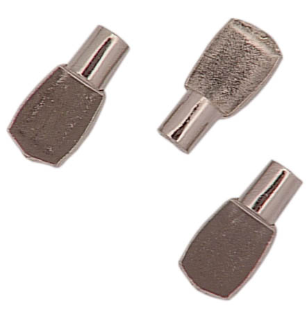 Richelieu Metal Shelf Pins - Nickel - 8 Per Pack - 15/16-in L x 29/64-in W