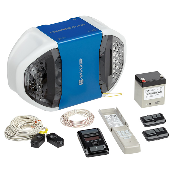 Chamberlain Whisper Drive Garage Door Opener 1 4 Hp Réno Dépôt Whisper Drive Garage Door Opener 1 4 Hp