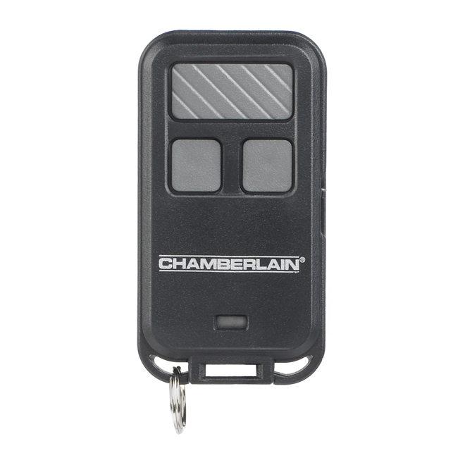 Télécommande de porte de garage Chamberlain avec porte-clés, 3 boutons, portée de 1500 pi