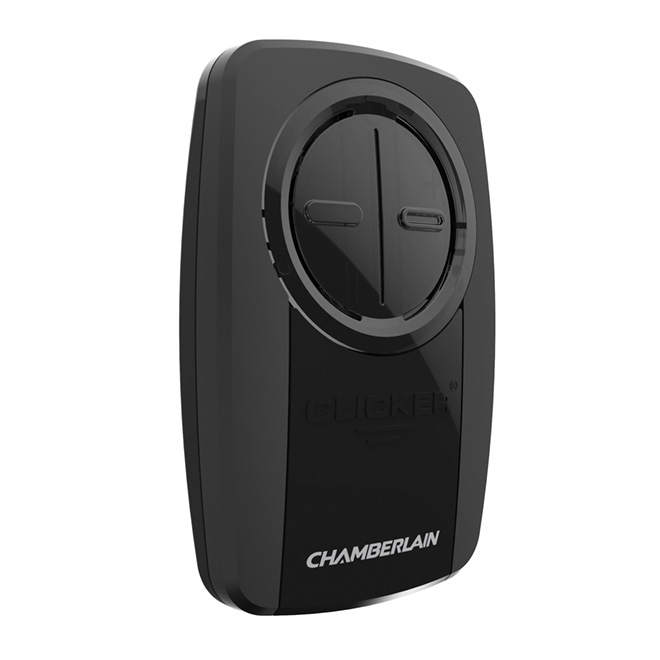 Chamberlain Garage Door Remote Opener - 8-ft Range - Black