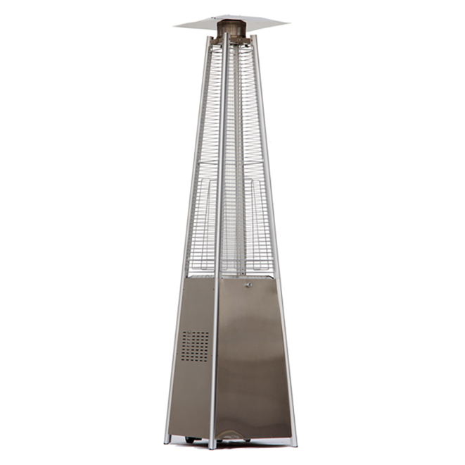 Style Selection 42,000-BTU Stainless Steel Floorstanding Liquid Propane Patio Heater