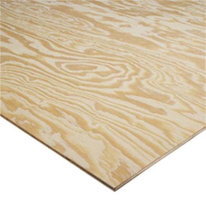 Indoor/Outdoor Spruce Plywood 5/8in x 4ft x 8ft 803561301 RénoDépôt