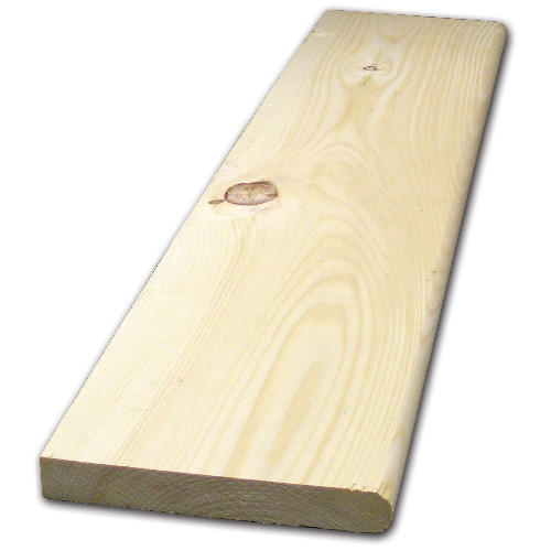 White Pine Board S4S Natural 8ft L x 10in W x 2in T 590104008