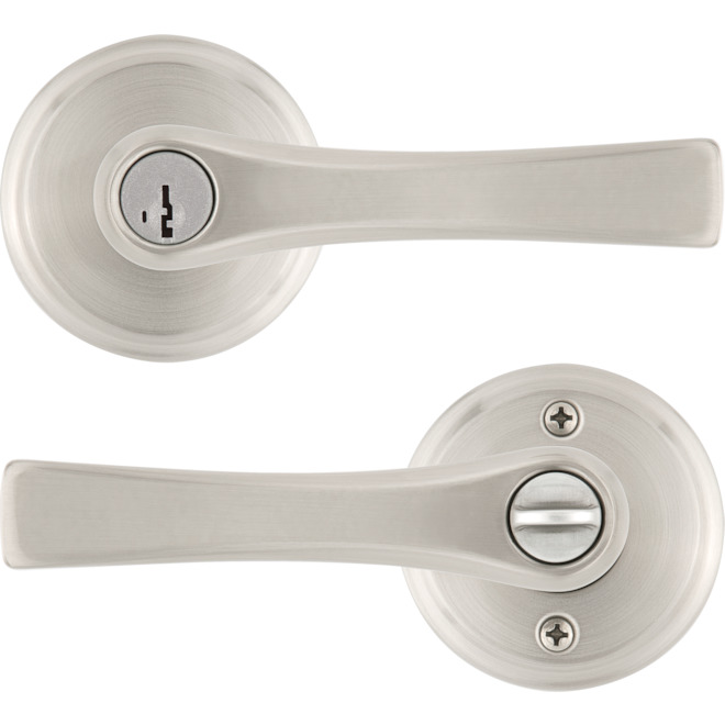 Weiser Katella Entry Lever for Exterior Doors with SmartKey Security