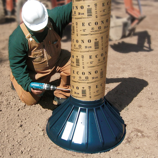 BigFoot Systems 24in High Density Polyethylene Footing Base BF24