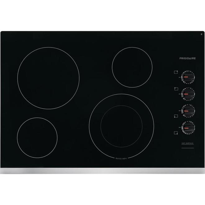 Frigidaire Electric Cooktop - 4 Elements - 30-in - Black