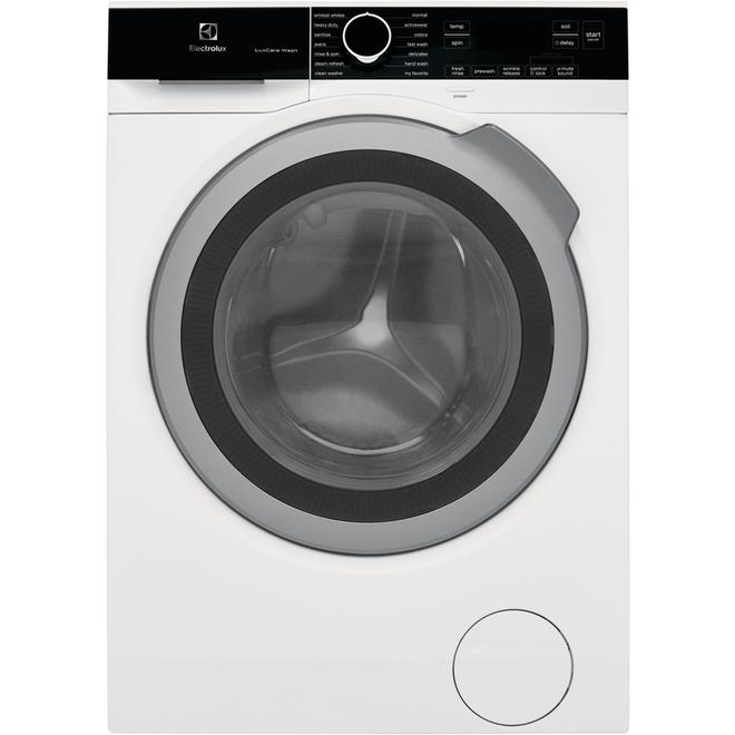 Electrolux 2.8-cu ft 24-in High Efficiency Stackable Front-Load Washer with Steam Cycle (White) ENERGY STAR
