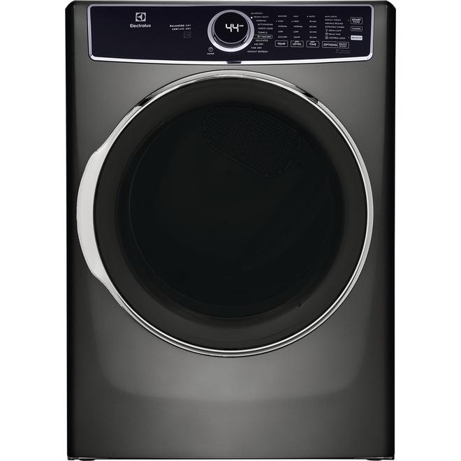 Electrolux 8.0-Ft³ Stackable Vented Electric Dryer Titanium Energy Star Certified