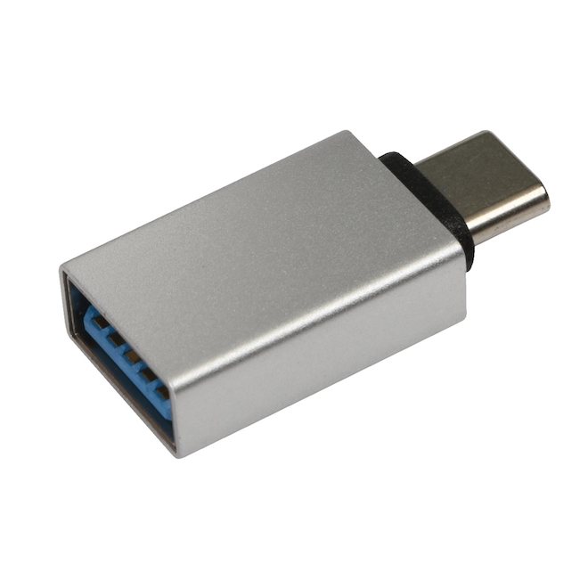 Jensen Adapter USB-C male to USB-A Female - Grey JU832CAMV | Réno-Dépôt