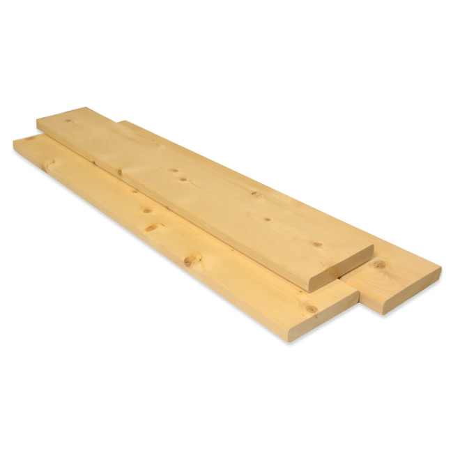 Planche de bois de cèdre de l'est Lifestyle de 5/4 po x 6 po x 12 pi  Y16952-12