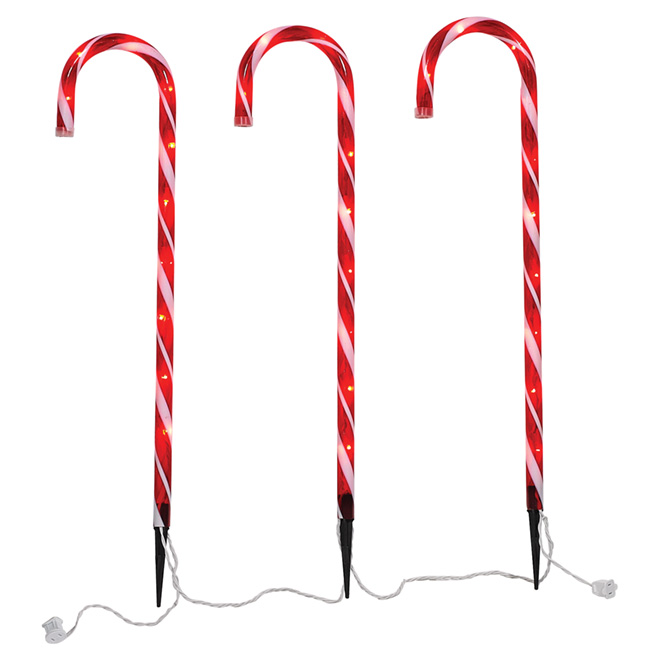 HOLIDAY LIVING Lighted Candy Cane Decoration - 28