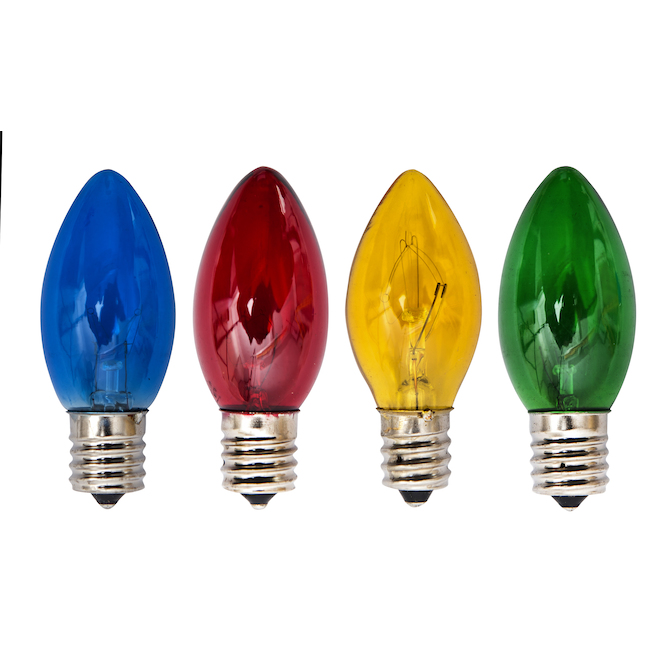 Ampoules de remplacement C7 Holiday Living, 5 W, multicolores