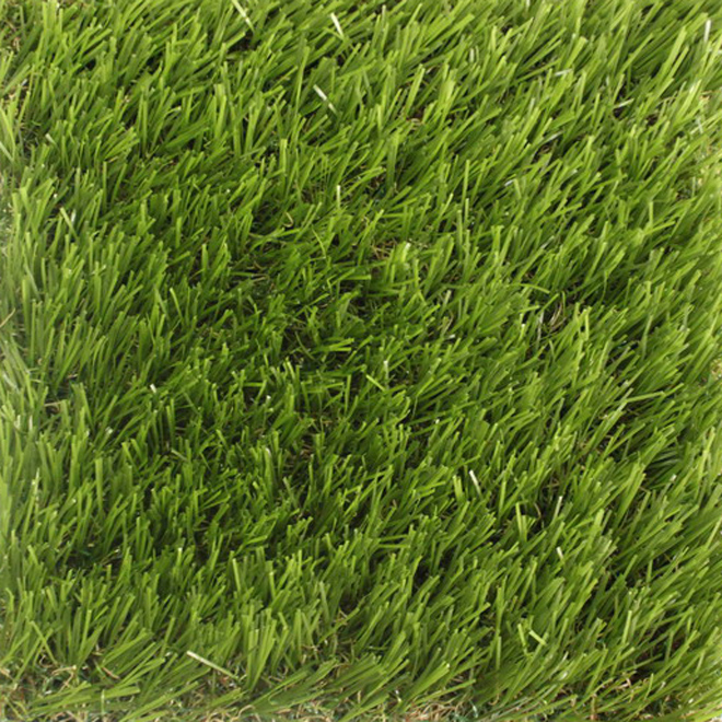 Tapis d'herbe verte synthétique 30 mm fausse pelouse dans une villa rouleau  supérieure Rotolo Altezza