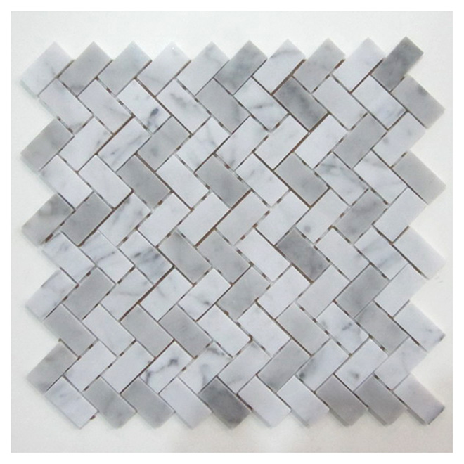 Uberhaus Camber Bathroom Ceramic Wall and Floor Tiles - 7 mm - 12-in W x 12-in L - 5 Pieces per Box