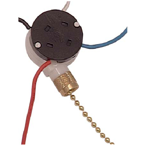 3 speed 3 wires 3A Pull down chain switch Lamp or ceiling fan Canadian seller 