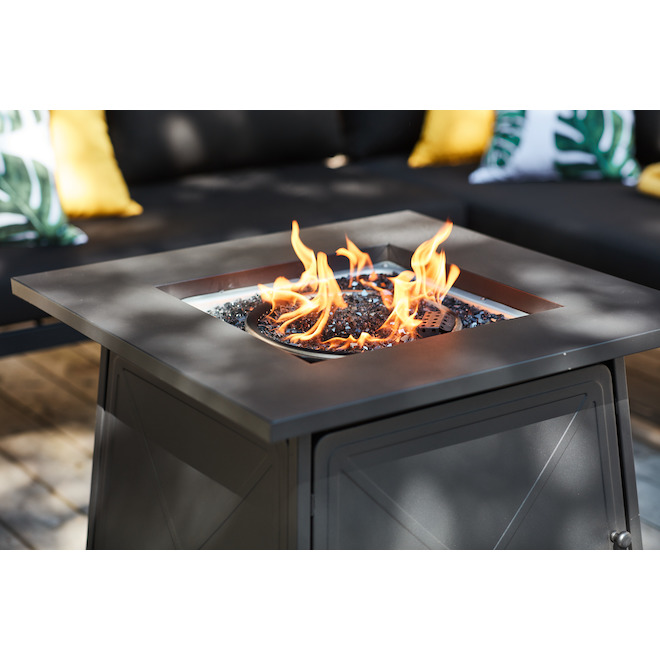 Bali Outdoor Fire Pit Black Steel, Are Propane Fire Pits Legal In Toronto