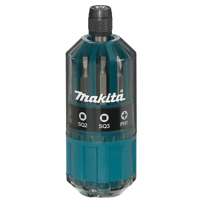 Tournevis compact 18-en-1 de Makita, porte-mèche magnétique inclus