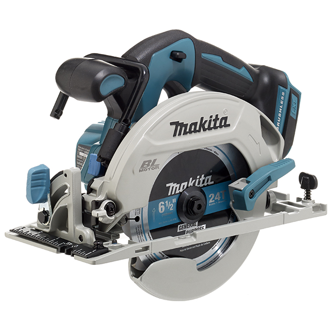 Makita 18-V 6 1/2-in Cordless Circular Saw - Brushless Motor - 50° Bevel Capacity - Bare Tool (battery not included)