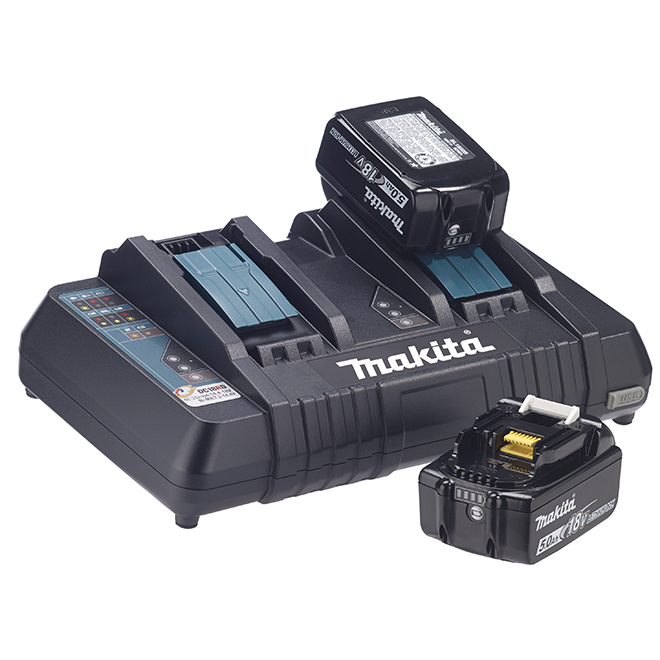 Makita Lithium-Ion Battery and Charging Set - 18 V