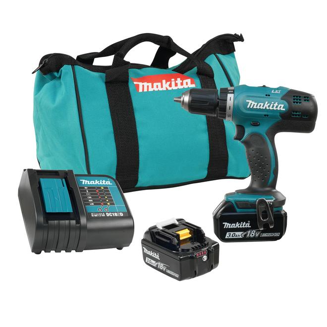 Makita LXT 1/2-In 18 V Lithium-Ion Batteries Cordless Drill with Charger and Toolbag