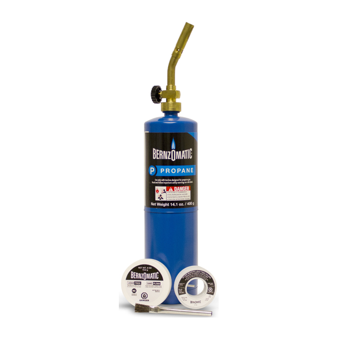 BERNZOMATIC Plumber Torch Set - Propane - 5 Pieces 330979 | Réno-Dépôt