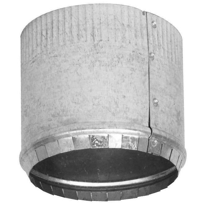 Bouchon de tuyau rond Imperial, 5 po, acier galvanisé GVL0206