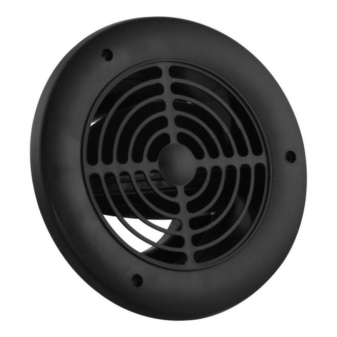 Imperial 4-6-in Black Plastic Soffit Exhaust Vent