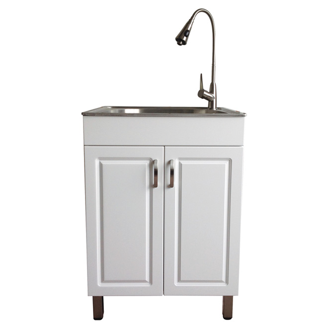 Westinghouse Laundry Sink With Cabinet - White QL045 | Réno-Dépôt