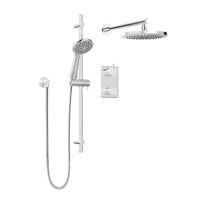 Hand Shower Rail Kit with Thermo Diverter-Universal