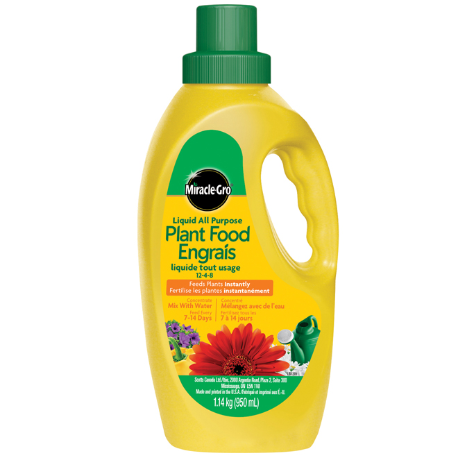 Miracle-Gro All-Purpose Liquid Concentrate Plant Food - 950-ml - 12-4-8