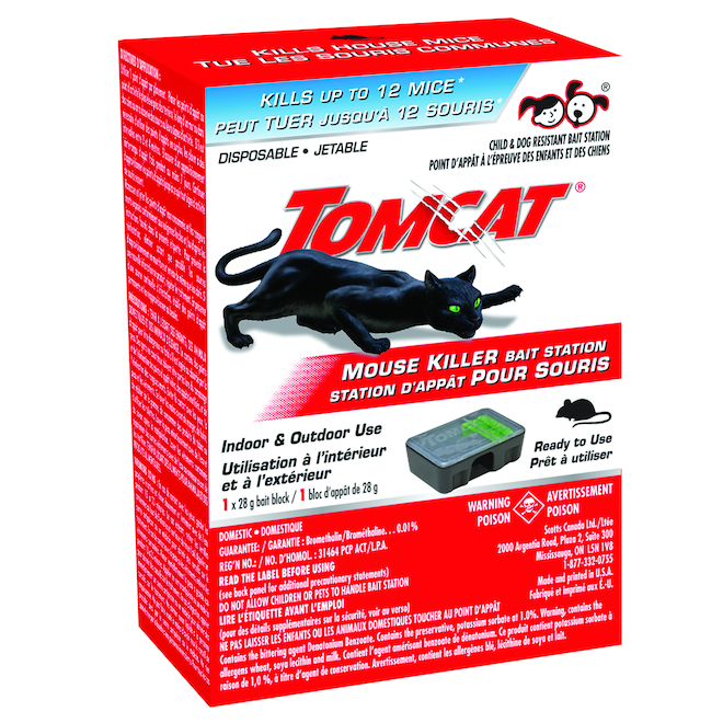 TOMCAT Disposable Mouse Bait Station - 28g 0363810