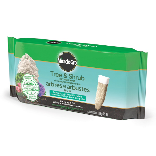 Miracle-Gro Tree and Shrub Fertilizer Spikes - 15-5-10 - 2.5-lb