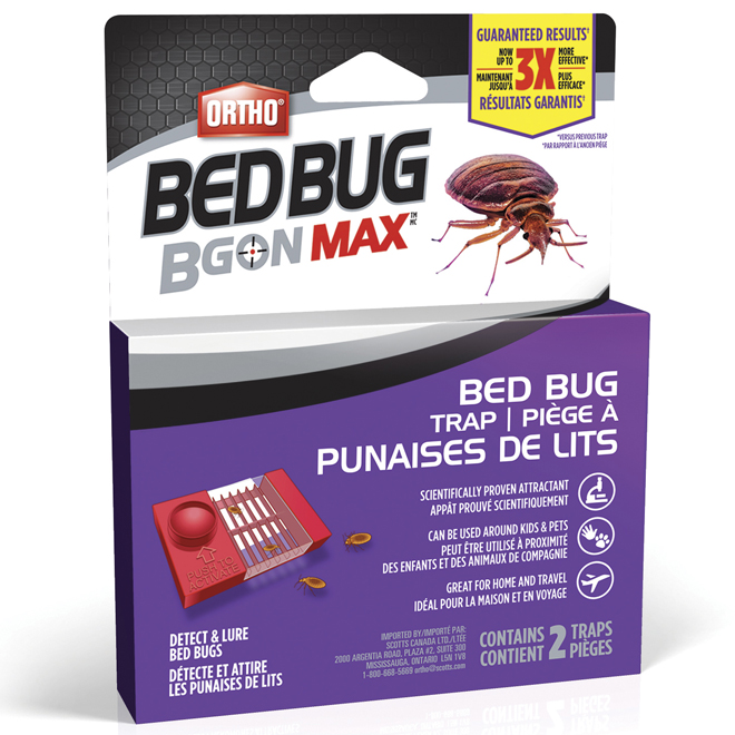 Ortho Bed Bug B Gon Max Bed Bug Trap 2-Pack